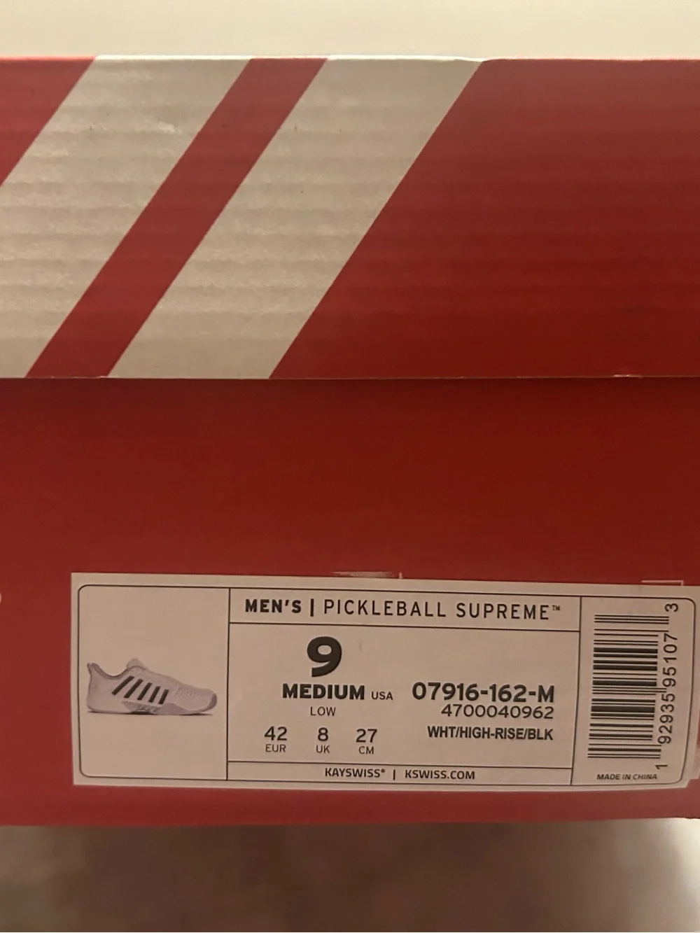 K-Swiss Men’s Pickleball Shoes Snickers